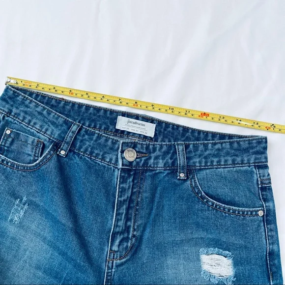 Stradivarius denim distressed jeans size 02‎ - Picture 8 of 9